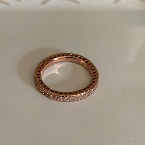 Rose Gold Pandora eternity ring
